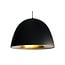 Fantasia Nobu lámpara colgante Ø600mm, casquillo E27, negro/bronce, aluminio y acrílico, cable de 300 cm, IP20 interior