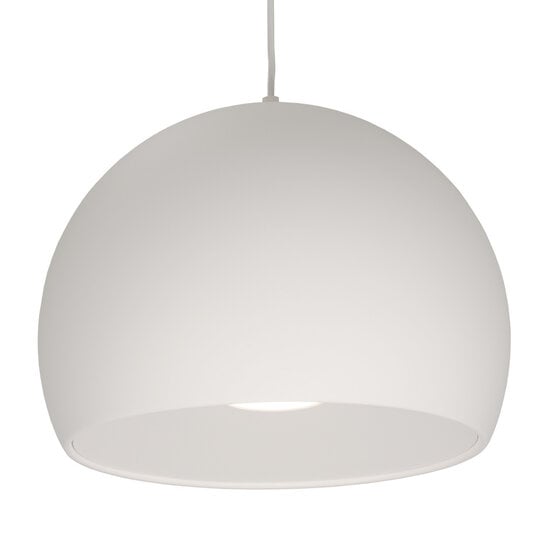 Fantasia Suspension Xolo avec LED intégrée dimmable 12W, 1000 lumens, 2700K blanc chaud, diamètre 500 mm, hauteur 371 mm, blanche