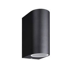 Fantasia Flux R wandlamp buiten zwart, 2x GU10 IP54