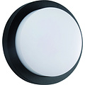 Fantasia Fantasia LIBRA ceiling lamp, black aluminium, round, IP54, Ø145 mm, suitable for a light source up to 10W and 3000K, RA>80