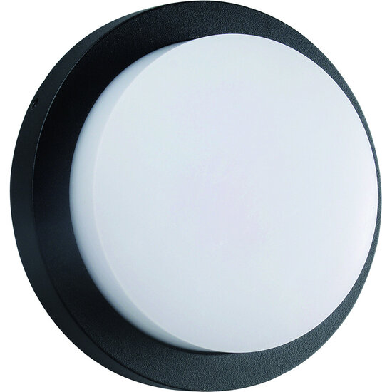 Fantasia Fantasia LIBRA ceiling lamp, black aluminium, round, IP54, Ø145 mm, suitable for a light source up to 10W and 3000K, RA>80