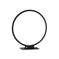 Lámpara de mesa Annu negra Ø400mm, LED 21W regulable