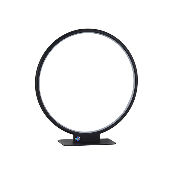 Fantasia Fantasia Annu lámpara de mesa con LED integrado 21W, regulable, 3000K blanco cálido, diámetro 400 mm, altura 420 mm, negro