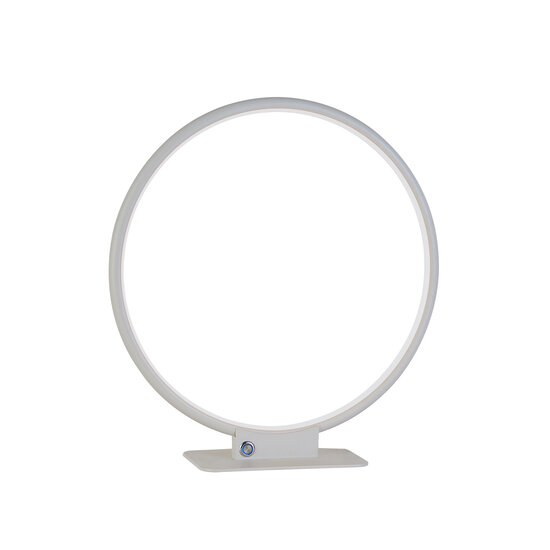 Fantasia Fantasia Annie Tischleuchte, weiß, dimmbar, ø400mm, Aluminium/Plexi, LED 21W SMD 3000K, IP20
