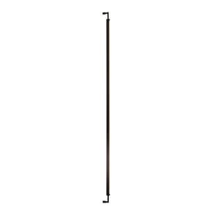 Guri applique murale LED 54W 3000K noire, dimmable, 1800 mm