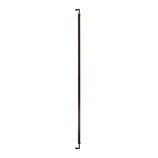 Fantasia Fantasia Gigi aplique LED 54W 3000K negro, regulable, altura 1800 mm, IP20, clase energética F