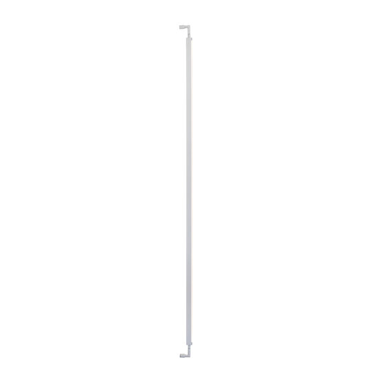 Fantasia Fantasia Gigi, applique murale LED, 180 cm, aluminium blanc, 54W dimmable, lumière blanc chaud 3000K, IP20
