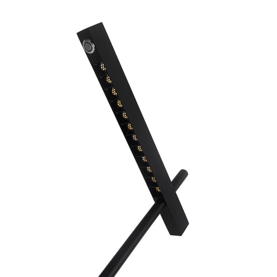 Fantasia Fantasia AXION LED Tischleuchte aus schwarzem Aluminium, dimmbar, 7,5W, 3000K warmweißes Licht, IP20
