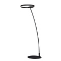 Fantasia Fantasia Guri Stehleuchte mit Schwimmring, mattschwarzes Aluminium und Silikon, Durchmesser 500mm, Höhe 1750mm, max. 34W