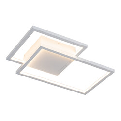 Fantasia Nori plafón rectangular blanco regulable 480x340mm