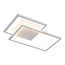 Fantasia Fantasia Nori rectangular ceiling light in white aluminium, 480x340x60mm, max. 44W 3000K, dimmable, IP20