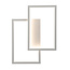 Fantasia Fantasia Nori LED Wand- und Deckenleuchte, 42W, 3000K warmweiß, 435x335x60mm, dimmbar, IP20, Energieklasse F