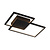 Fantasia Plafonnier LED Fantasia NORI noir 44W 3000K dimmable