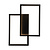 Fantasia Nori LED wall and ceiling light 42W 3000K dimmable black