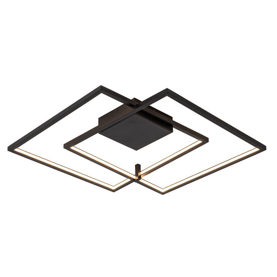 Fantasia Fantasia Kota grote wand- en plafondlamp LED 56W 3000K zwart dimbaar