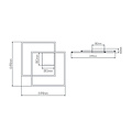 Fantasia Fantasia Kota grote wand- en plafondlamp LED 56W 3000K zwart dimbaar