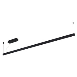 Fantasia Bardot medium hanglamp mat zwart 1800 mm
