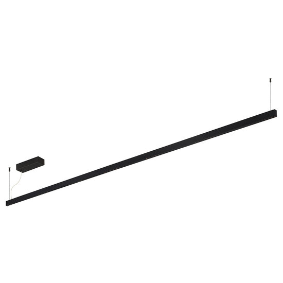 Fantasia Fantasia Bardot große LED Pendelleuchte, 2400mm breit, 51W LED, 3000K warmweiß, dimmbar, mattschwarz
