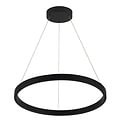 Fantasia Fantasia Bardot ronde hanglamp LED 41W 3000K mat zwart dimbaar