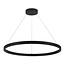 Fantasia Fantasia Baton Pendelleuchte LED 52W 3000K rund Ø800mm, mattschwarzes Aluminium, dimmbar, IP20