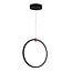 Fantasia Magico LED-Pendelleuchte 24W vertikal, dimmbar, 470 Lumen, 3000K warmweiß, Ø400mm, schwarz-gold, Aluminium