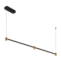Fantasia Magico Pendelleuchte schwarz gold 1200 mm