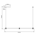 Fantasia Fantasia Magico pendant lamp LED 20W 3000K black and gold, width 1200 mm, dimmable