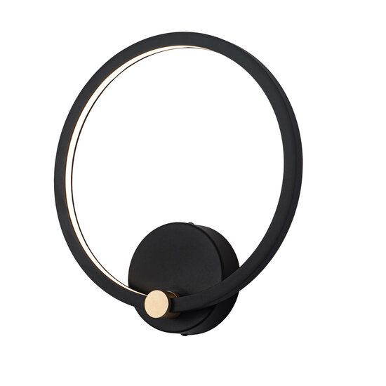 Fantasia Fantasia Magico wall light LED 12W 3000K black and gold, diameter 320 mm, IP20