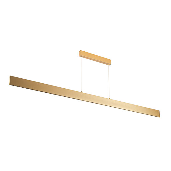 Fantasia Fantasia Alyn gold pendant lamp, 180 x 150 cm, dimmable LED 3000K warm white 40W, aluminium and silicone