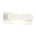 Fantasia Applique Fantasia Dina, aluminium blanc satiné, R7s 118mm 10W LED dimmable, 2700K blanc chaud, IP20, largeur 230mm