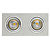 Fantasia Zoom I foco empotrable aluminio 2x GU10 regulable incl.