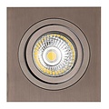 Fantasia Fantasia ZOOM I Einbaustrahler bronze, Aluminium, GU10 LED 5W dimmbar inkl., 2700K warmweiß, 95x95 mm, IP20