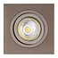 Fantasia Fantasia ZOOM I foco empotrable bronce, aluminio, GU10 LED 5W regulable incl., 2700K blanco cálido, 95x95 mm, IP20