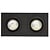 Fantasia Zoom II inbouwspot zwart 2x GU10 LED dimbaar 2700K