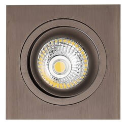 Foco empotrable Fantasia Zoom II bronce, GU10 5W LED regulable