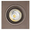 Fantasia Foco empotrable Fantasia Zoom II en bronce, bombilla GU10 5W LED regulable 2700K, IP20, 95x95mm