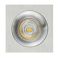 Fantasia Spot encastrable Fantasia Mozes III en aluminium avec douille GU10 et LED 5W dimmable