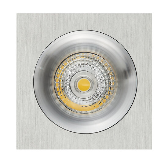 Fantasia Fantasia Mozes III inbouwspot van aluminium met GU10-fitting en een dimbare 5W LED-lamp