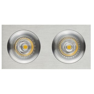 Fantasia ZOOM III foco empotrable aluminio 2x GU10 regulable