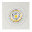 Fantasia Foco empotrable Fantasia Mozes III de aluminio blanco con casquillo GU10 y LED 5W regulable