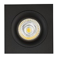Fantasia Fantasia Zoom III black recessed spotlight, GU10 LED 5W 2700K, dimmable, aluminium, IP20