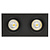 Fantasia Fantasia Zoom III foco empotrable negro 2x GU10 regulable