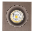 Fantasia Fantasia ZOOM III foco empotrable bronce, 1x GU10 5W LED 2700K regulable, 95x95mm, IP20