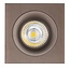 Fantasia Fantasia ZOOM III Einbaustrahler bronze, 1x GU10 5W LED 2700K dimmbar, 95x95mm, IP20