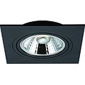Fantasia Zoom AR111 Einbaustrahler, quadratisch und schwarz, Aluminium, inkl. dimmbarer AR111 LED 12,4W - 2700K, 1386 Lumen, IP20