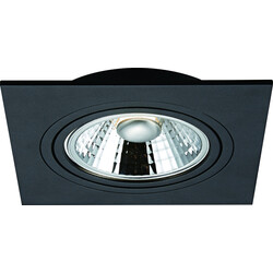 Fantasia Barema spot encastrable carré noir AR111 LED
