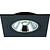 Fantasia Zoom AR111 spot encastrable carré noir AR111 12,4W