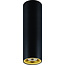Fantasia Fantasia Zolan Deckenleuchte, Aluminium schwarz-gold, h250mm, GU10 5W LED 2700K dimmbar, Leuchtmittel inklusive