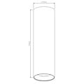 Fantasia Zolan Deckenleuchte, Aluminium schwarz-gold, Höhe 250mm, GU10 5W LED 2700K dimmbar, Leuchtmittel inklusive