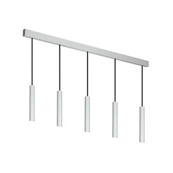 Fantasia Paloma LED hanglamp 5-lichts wit met COB LED 2700K